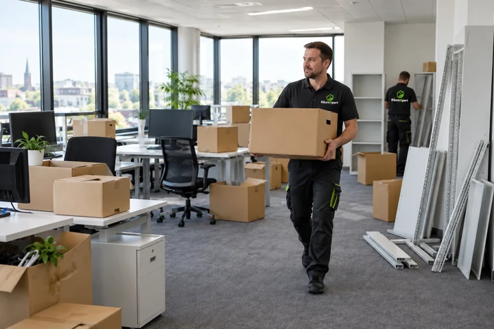 Gewerbeauflösung – RäumXpert Team im Einsatz