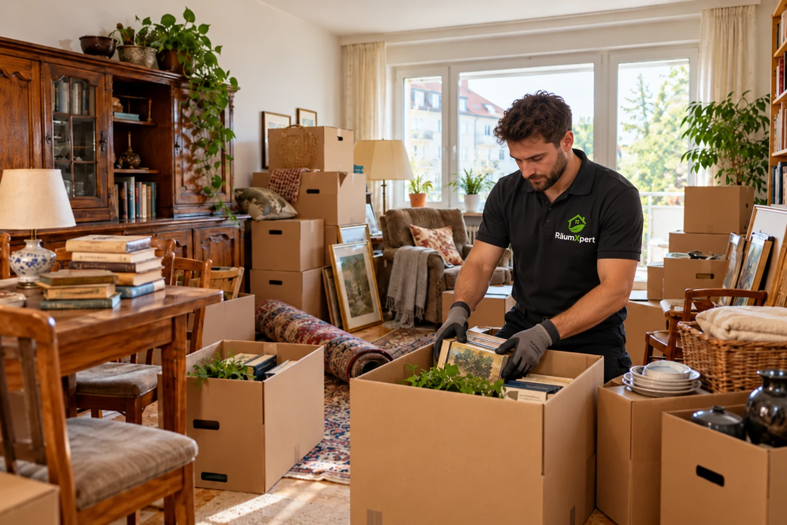RäumXpert Team bei Entrümpelung