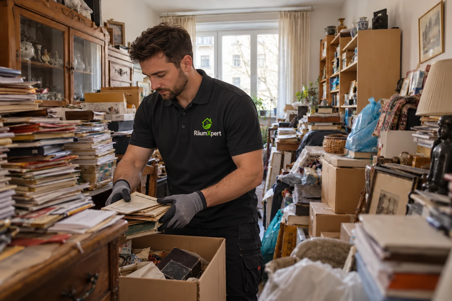 RäumXpert Team bei Messie-Entrümpelung